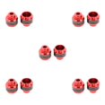 thumbnail image 3 of Kenally 1 par de copas de horquilla delantera de motocicleta, protección contra caídas, protectores deslizantes, protectores de choque, piezas de rojo 5piezas Kenally CBP185925, 3 of 4