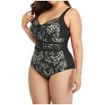 thumbnail image 1 of Combinaison Ample pour Femmes avec Imprimé de Style Ethnique Rétro et Maillot de Bain Aguichant Rétro pour Sources Thermales pour Femmes, 1 of 1