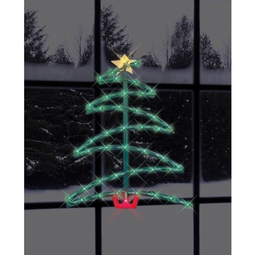 17 5 Lighted Christmas Tree Silhouette