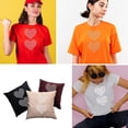 thumbnail image 6 of Baseball Heart Iron on Rhinestones Heat Transfer Baseball Lover Costume Crystal Heat Transfer T-Shirt Crystal Hot fix Rhinestone Bling DIY Decals for Clothing Vest Jacket, 6 of 9
