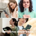 thumbnail image 3 of Funda para teléfono Celago compatible con iPhone 14 Pro, silicona, color verde, 3 of 6