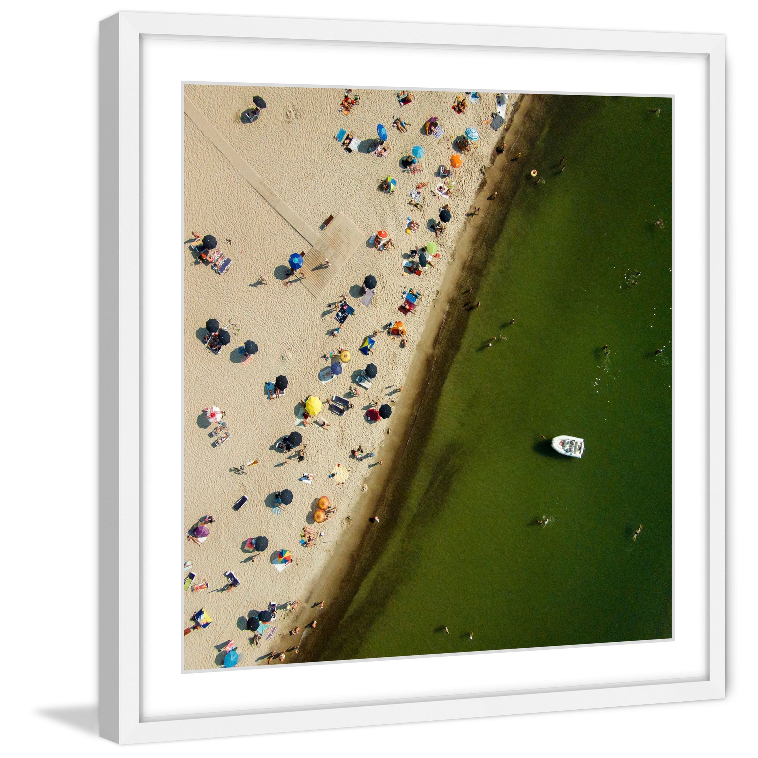 "Beach Day" Framed Painting Print