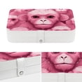 thumbnail image 4 of Monkey Jewelry Organizer Box: PU Leather, with Removable Compartment, Portable - Jewelry Box and Organizer Box, 4 of 6