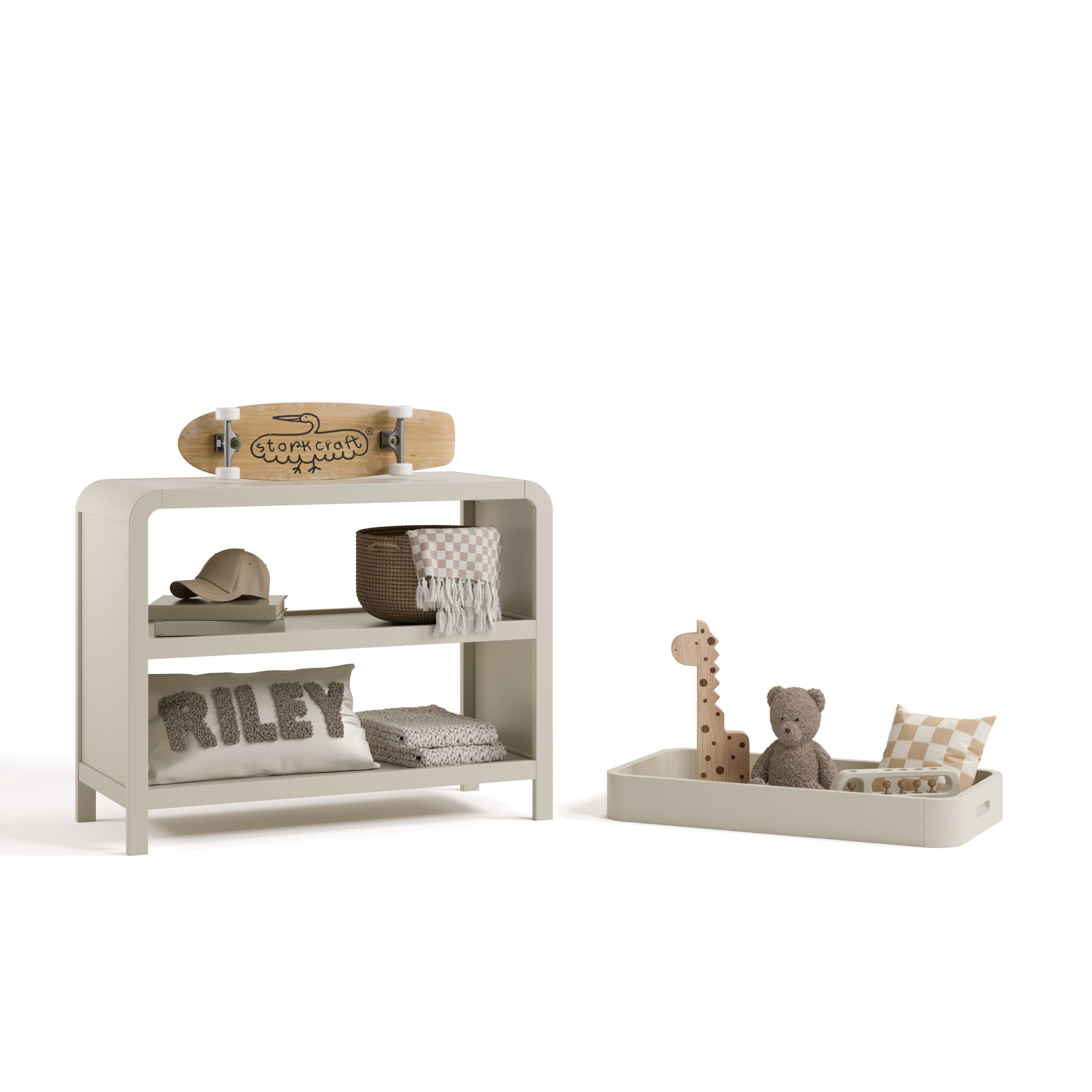 Storkcraft Santos Infant Changing Table, Frosted Oat