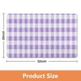 thumbnail image 3 of Luxurious Checkered Bath Mat | Ultra Absorbent & Non-Slip | Ideal for Shower, Sink, Tub | Machine Washable | Convenient Size 20x32 inches, 3 of 5