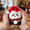 thumbnail image 5 of Plush Squishy Dumpling, Christmas Dumpling Plush with Steamer, 5 of 6