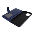 thumbnail image 4 of Fundas para teléfonos móviles Funda de cuero de cuerpo completo a prueba de golpes para iPhone 12Pro Max con ranura para tarjeta Azul, 4 of 9