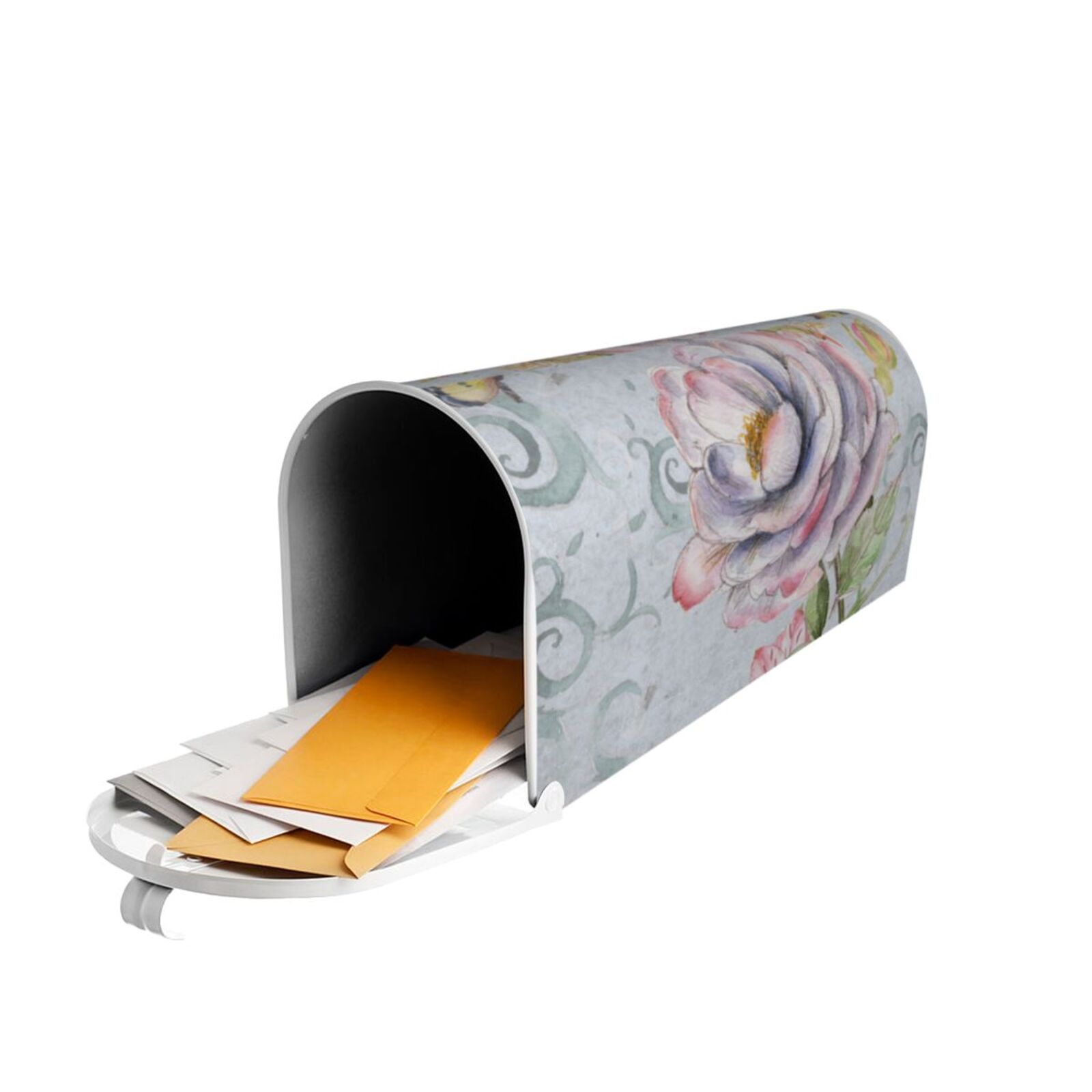 Xecao Vintage Rose for Mailbox Cover with Magnetic Strips, Waterproof and Sunscreen, Adds a Decorative Touch to Your Garden Yard.