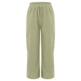 thumbnail image 4 of Women's Relaxed Fit Straight Leg Sweatpants with Elastic Waist and Pockets Comfortable Oversized Lounge Pants, 4 of 8