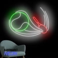 thumbnail image 2 of Handmadetneonsign Tennis Ball Neon Sign, Tennis Player Led Sign, Sport Wall Art, House Wall Decor 92231, 2 of 5