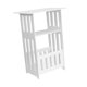 thumbnail image 5 of Mesa auxilada de mesa de la mesa al final de la mesa del hogar decoración del hogar nórdico mesa de almacenamiento de madera organizador para la sala altura 60 cm, 5 of 8