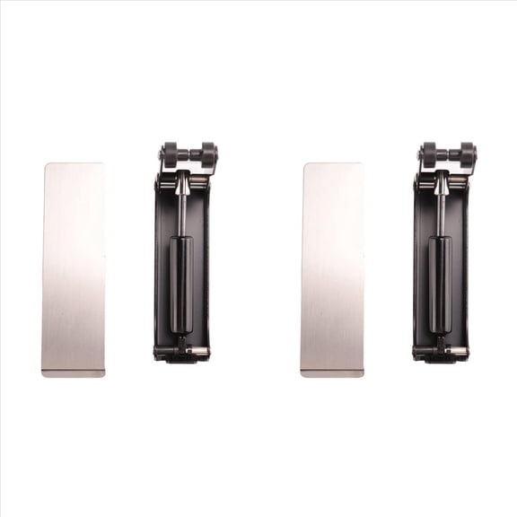 2X Piano Slow Soft Closing Fall Device Hydraulic Pressure Fallboard Decelerator New,2 x Piano Slow Fall Device 2 x Metal Blade(other accessories demo in the picture is not included.),black