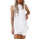 thumbnail image 1 of Pijama PRETTYGARDEN Conjunto de 2 Piezas con Shorts Lounge Blanco XL, 1 of 8