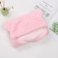 thumbnail image 6 of Baby Fleece Jumpsuits, Infant Newborn Plush Sleepwear Hooded Romper Warm Coat Flannel Fleece Jumpsuit Fuzzy Outwear, 6 of 7