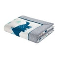 thumbnail image 4 of Lanco Cute Baby Dinosaur 3 Piece Baby Nursery Crib Bedding Set Grey/White, Bed Size 33 x 42 Fill Polyester, Animal Print, Soft & Comfortable, 4 of 4
