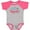 Heather and Hot Pink, variant on Inktastic 4th of July Free to Sparkle in Red White and Blue Boys or Girls Baby Bodysuit