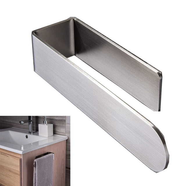 Hand Tower Bar, Strong Adhesion Hand Towel Holder Square Design for Bathroom