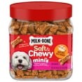 thumbnail image 3 of (2 pack) Milk Bone Soft & Chewy Mini’s Dog Treats, Made with Real Chicken, 18 oz Canister, 3 of 14