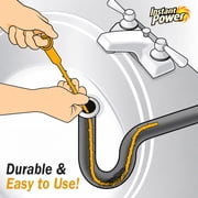 Instant Power Drain Snake Hair Clog Remover Tool, 1 Count, 1.5 ft.