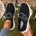 thumbnail image 2 of DXOUPM Chaussures de Marche pour Femmes Bout Rond à Enfiler Chaussures de Marche pour Dames Espadrilles Décontractées Légères, 2 of 3