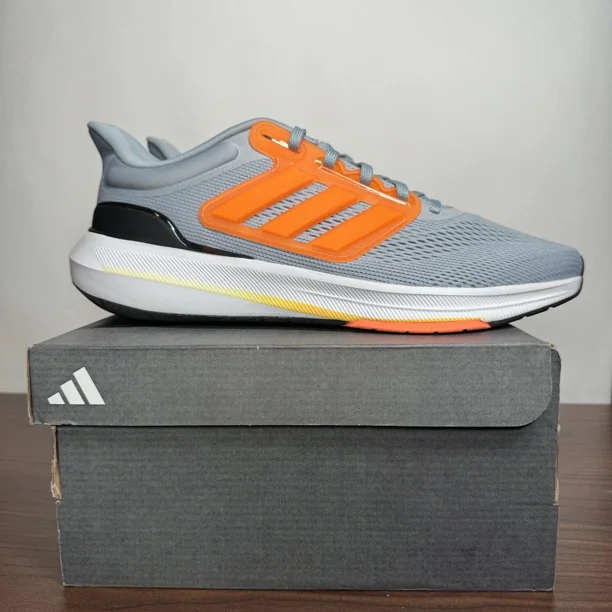Adi - das Running Ultrabounce Orange Grey Athletic Shoes Mens 11.5