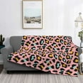 thumbnail image 2 of Rozeui Leopard for Flannel Blanket, Soft Fuzzy Plush King Blanket for Winter, Thick and Warm All-Season Bed Throw-50"x40", 2 of 6