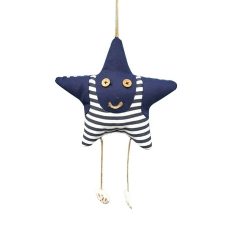 

Veki Mediterranean Style Home Creative Handmade Striped Fabric Decoration Pendant Wall Decoration Pendant Swinging Car