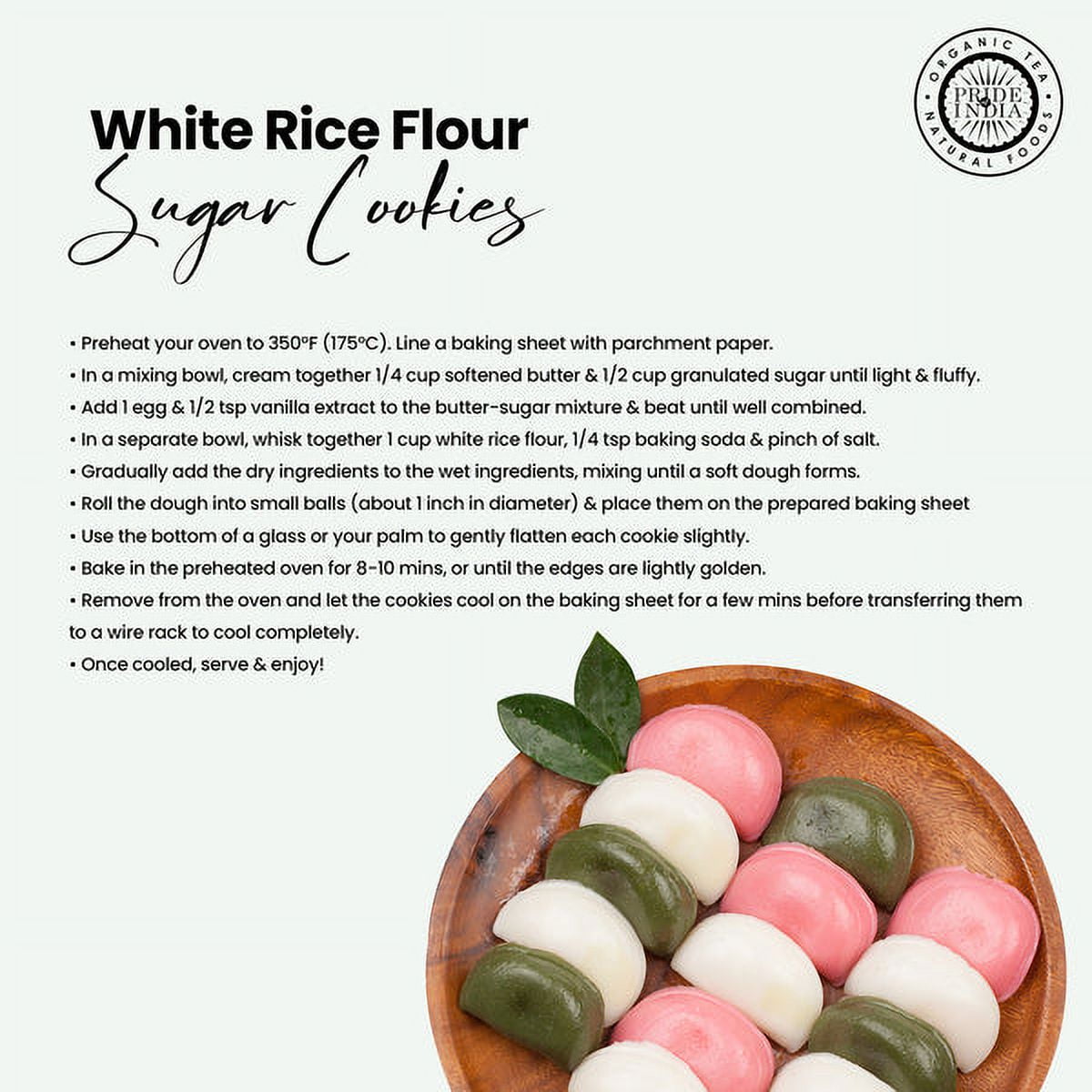Pride of India - Pack of 6 - White Rice Flour, Gluten Free, 1 lb Jars