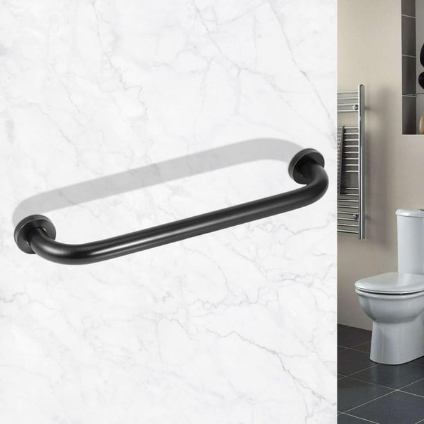 Barra de apoyo Jadeshay para ducha de baño manija de ducha Diseño fácil de usar color Negro