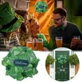 thumbnail image 3 of VOTRUDI Spring Saint Patrick's Day Front Door Wreath,St. Patrick's Day Wreaths for Front Door,Mini Leprechaun Wreath with Clovers St. Paddy's Day Decorations,12x12in，Green, 3 of 9