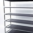 thumbnail image 2 of Svebake 10-Tier Ultra Large Capacity Shoe Rack, Non-Woven Fabrics and Steel, Black, 2 of 5