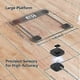 thumbnail image 4 of Body Weight Scale Digital Bathroom Scale Personal Scale, LCD Display Batteries and Tape Measure Included, 180kg, 4 of 5