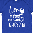thumbnail image 4 of Inktastic Life is Better with Chickens Boys or Girls Baby Bodysuit, 4 of 5