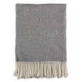 thumbnail image 1 of SARO TH542.GY5060 Herringbone Tasseled Throw  Gold, 1 of 1