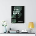 thumbnail image 5 of Scripture Walls Only by Pride Proverbs 13:10 Bible Verse Canvas Christian Wall Art Ready to Hang Unframed, 5 of 9