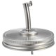 thumbnail image 1 of Jar Oil Spout Lid Metal Oil Spout Oil Bottle Replacement Lid Stainless Steel Jar Lid for Kitchen, 1 of 3