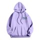 thumbnail image 5 of MHFRRA Sudadera con Capucha y Estampado de Letras, Informal, con Bolsillo Frontal, Ropa de Calle Cómoda para Uso Diario Gris, 5 of 5