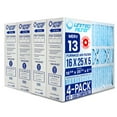 thumbnail image 1 of 16x25x5 Compatible with M1-1056 MERV 13 Furnace Filter (15-3/8 x 25-1/2 x 5-1/4) A/C, HVAC Furnace Air Filter Captures Airborne Dust, Pollen, Mould Spores & Smoke - Made in Canada - Case of 4, 1 of 1
