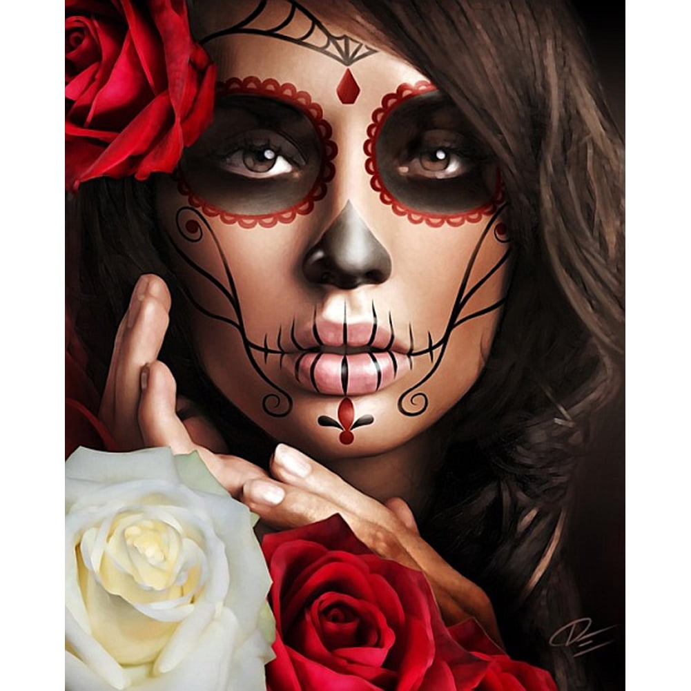 Raquel Fine Art Print By Daniel Esparza Day Of The Dead Girl Pinup Walmart Com Walmart Com