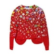 thumbnail image 6 of Jsaierl Christmas Fleece Sweatshirts for Women Plus Size Christmas Graphic Sweatshirt Loose Fit Pullover Sweater Tops Crewneck Holiday Long Sleeve Shirts Christmas Gifts, 6 of 6