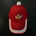 thumbnail image 4 of Gorra de béisbol navideña LED Patrón de muñeco de nieve de árbol de Navidad Gorras de béisbol para hombres y mujeres Navidad Feliz año cercano Sombrero ligero, 4 of 5