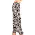 thumbnail image 4 of Sakkas Akilla Women's Loose Printed Yoga Elephant Pants Elastic Waist w/Pocket - Black - One Size, 4 of 5