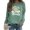 Long Sleeve-Green1, variant on XCHQRTI Mountain Sunrise Sunset T-Shirts Hiking Shirt Women Camping Tee Short Sleeve Graphic Tops