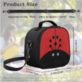 thumbnail image 5 of Jeiento Ladybug School Backpack for Girls with Lunch Box Red Elementary Student Bookbag for Kids 8-10/10-12 Lunch Bag Middle Schoolbag Lunchbox Pencil Case Book Bag Set, 5 of 7