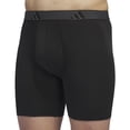 thumbnail image 3 of Calzoncillo bóxer adidas para hombre, paquete de 3 unidades, negro, gris ónix y negro, microfibra, 3 of 7