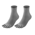 thumbnail image 2 of Skymirror 1 Pair Toe Socks Fall Winter Moisture-Wicking Breathable Arch Support Non-Slip Men Women Athletic Running Cotton Five Fingers Sock, 2 of 8