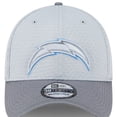 thumbnail image 2 of Men's New Era Gray Los Angeles Chargers 2024 NFL Training Camp 39THIRTY Flex Hat, 2 of 5