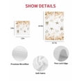 thumbnail image 7 of Orange Coastal Kitchen Dish Towels for Drying Dishes Set of 3, Summer Eucalyptus Leaves Beach Ocean Starfish Waffle Weave Microfiber Hand Tea Bathroom Towels Quick Dry & Absorbent Towel 12x12, 7 of 7
