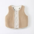 thumbnail image 3 of GYRATEDREAM Toddler Baby Cotton Warm Vests Boy Girl Sleeveless Thicken Padded Waistcoat Outfit Kids Spring Winter Clothes for 1-7 Years, 3 of 5