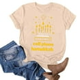 thumbnail image 3 of Blusas de Manga Corta para las Mujeres Divertida Impresión Cuello Redondo Camiseta Vintage, Blusas de Primavera para las Mujeres, 3 of 3